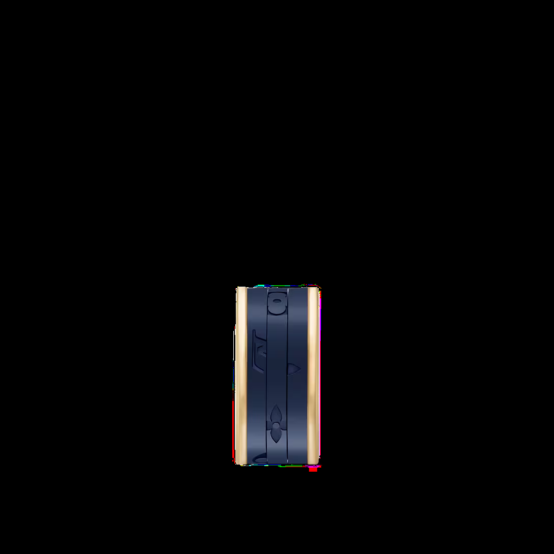 ルイヴィトン代引き パズルリング レ ガストン ヴィトン イエローゴールド チタニウム Q0H45H