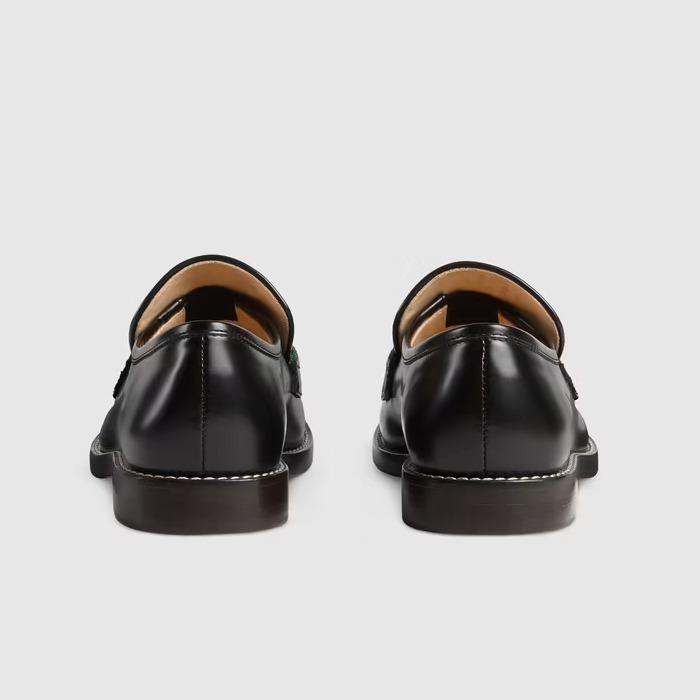 グッチ GUCCI ウェブ ストライプ付き キッズ ローファー 662190 1PKE0 1063