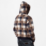 Louis Vuitton ダミエ カシミヤアンドウールブレンド フーディ 1AFXJV
