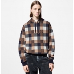 Louis Vuitton ダミエ カシミヤアンドウールブレンド フーディ 1AFXJV