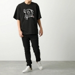 モンクレール 半袖 Tシャツ メンズ コットン ロゴ ロゴT クルーネック オーバーサイズ 8C00010 M2643