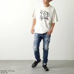 モンクレール 半袖 Tシャツ メンズ コットン ロゴ ロゴT クルーネック オーバーサイズ 8C00010 M2643