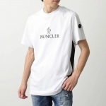 モンクレール グルノーブル Tシャツ メンズ コットン クルーネック カットソー ロゴ プリント 8C00060 829H8