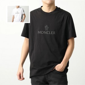 モンクレール グルノーブル Tシャツ メンズ コットン クルーネック カットソー ロゴ プリント 8C00060 829H8