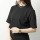 モンクレール マットブラック Tシャツ レディース 半袖 カットソー ロゴT クルーネック 8C00002 89A17