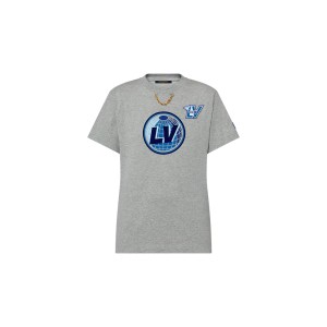 Louis Vuitton LVグローブ 半袖Tシャツ チェーン 1ACBWA