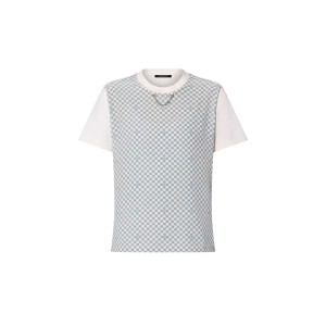 ルイヴィトン半袖 ダミエ フロント Tシャツ 1AFP99