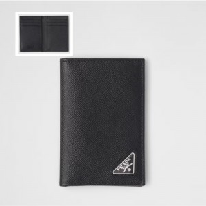 PRADA サフィアーノトライアングル カードホルダー 2MC101_QHH_F0002