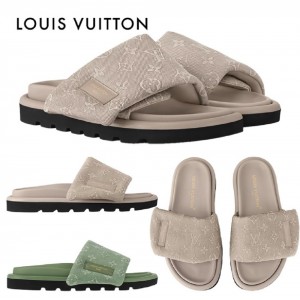 Louis Vuitton プールピロー ライン ミュール 1ACJ01 1ACJ0A