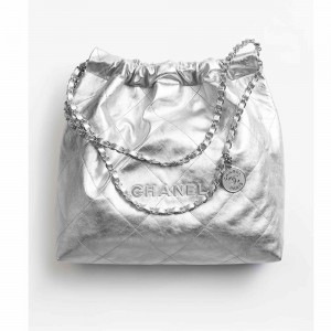 CHANEL デニムチェーン22バックミディアムステッチ AS3261 B18165 NZK51