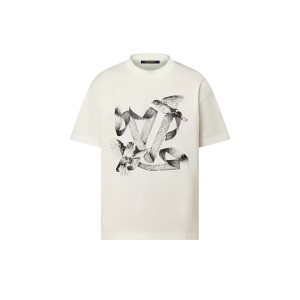 Louis Vuitton プリンテッド コットン Tシャツ 1ABXR9