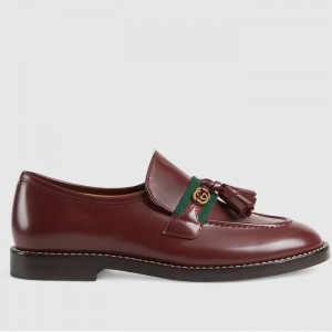 グッチ GUCCI ウェブ ストライプ付き キッズ ローファー 662190 1PKE0 6161