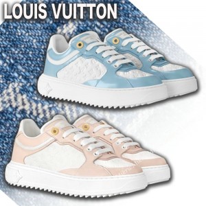 LOUIS VUITTON タイムアウト スニーカー ブルー ピンク 1ACHRN/1ACHS3