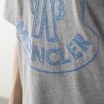 モンクレール 半袖Tシャツ レディース コットン カットソー トップス ロゴ 刺繍 半袖 丸首 8C00014 829HP