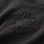 モンクレール マットブラック Tシャツ レディース 半袖 カットソー ロゴT クルーネック 8C00002 89A17
