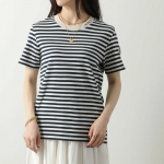 モンクレール 半袖 Tシャツ マーリア マニカ コルタ レディース ボーダー クルーネック 8C00017 89AGT F07