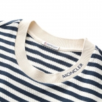 モンクレール 半袖 Tシャツ マーリア マニカ コルタ レディース ボーダー クルーネック 8C00017 89AGT F07