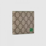  グッチ代引き GGスプリーム キャンバス 二つ折り財布 メンズ 768244 FACQC