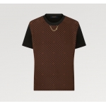 ルイヴィトン マイクロ ダミエ インサート Tシャツ 半袖 1AFPFT