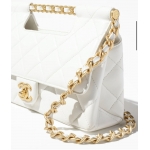 CHANEL トップハンドル フラップバッグ AS5428 B20556 10601