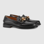 グッチ GUCCI バンブー ホースビット付き ローファー 658858 17X00 1000