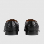 GUCCI ダブルG メンズキルティングモカシン ローファー 673814 BKO60 1000