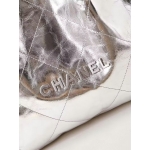 CHANEL デニムチェーン22バックミディアムステッチ AS3261 B18165 NZK51