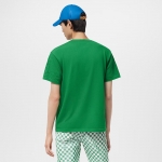 Louis Vuitton Tシャツ クルーネック グリーン 1AFIU4