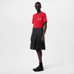 ルイヴィトン LV ストラスパッチ コットンピケ Tシャツ 1AFJEI