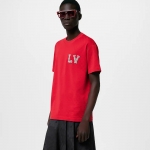 ルイヴィトン LV ストラスパッチ コットンピケ Tシャツ 1AFJEI