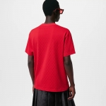 ルイヴィトン LV ストラスパッチ コットンピケ Tシャツ 1AFJEI