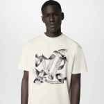 Louis Vuitton プリンテッド コットン Tシャツ 1ABXR9