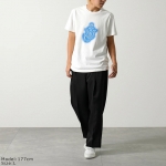 モンクレール コラボ Tシャツ メンズ スプレー ロゴ クルーネック コットン 8C00005 829JS