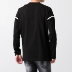 モンクレール カットソー メンズ Mモチーフ クルーネック ロンT 長袖Tシャツ ロゴ 8D00003 8390T