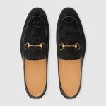 グッチ GUCCI ヨルダーン GGベルベット ローファー ブラック 430088 9JT80 1000