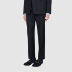 グッチ GUCCI ヨルダーン GGベルベット ローファー ネイビー 430088 9TI90 4286