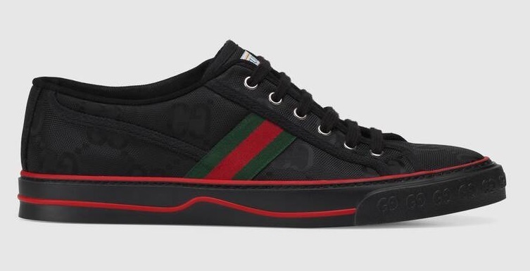 GUCCI GGパターン ウェブストライプ ロートップ スニーカー 628709 H9H70 7572