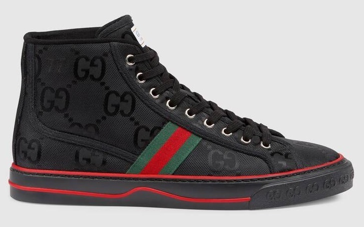 グッチ GUCCI GGパターン テニス1977レーベル*ハイトップスニーカー 628717 H9H80 1074
