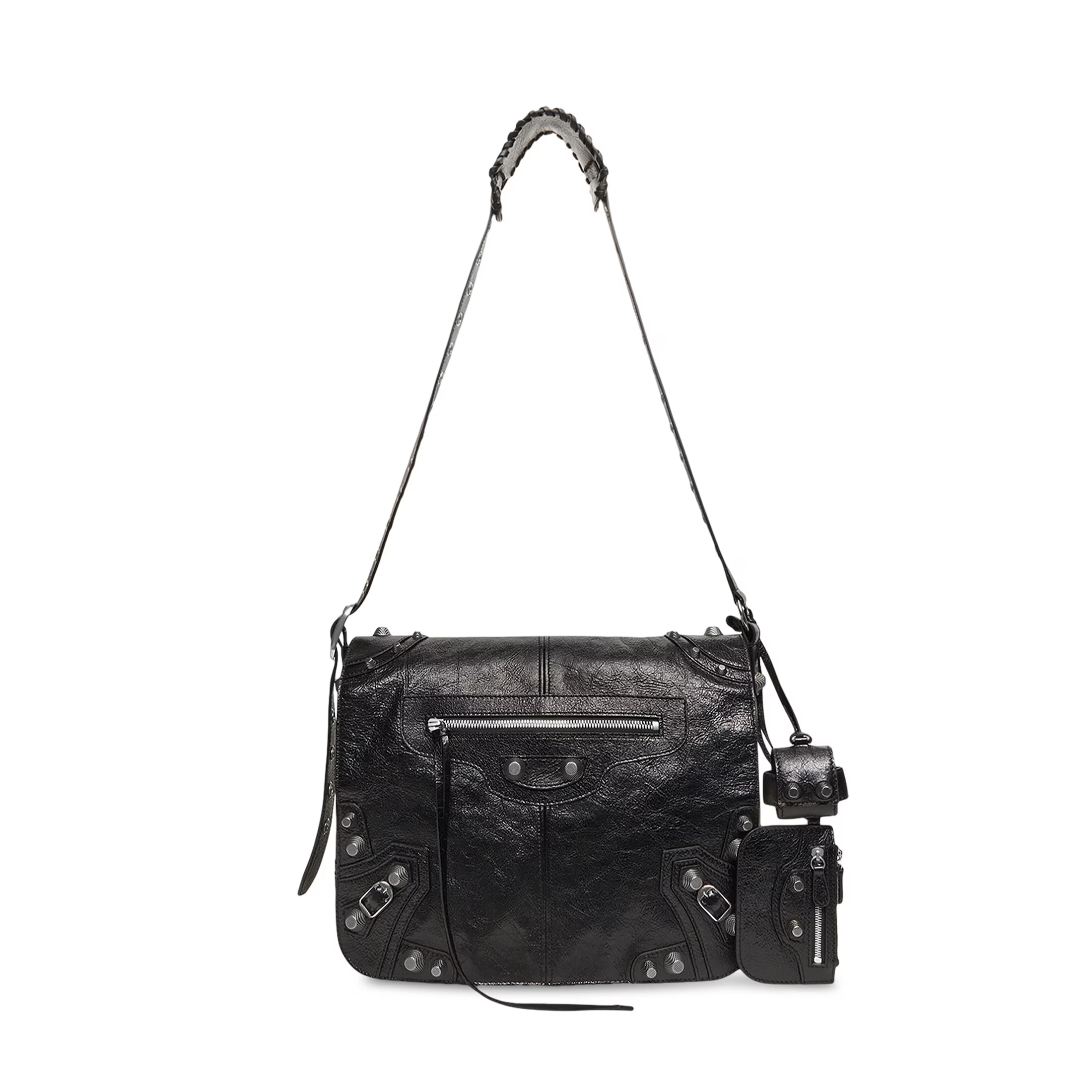 バレンシアガ Le Cagole ミディアム レザー ショルダーバッグ 719093210KR1000