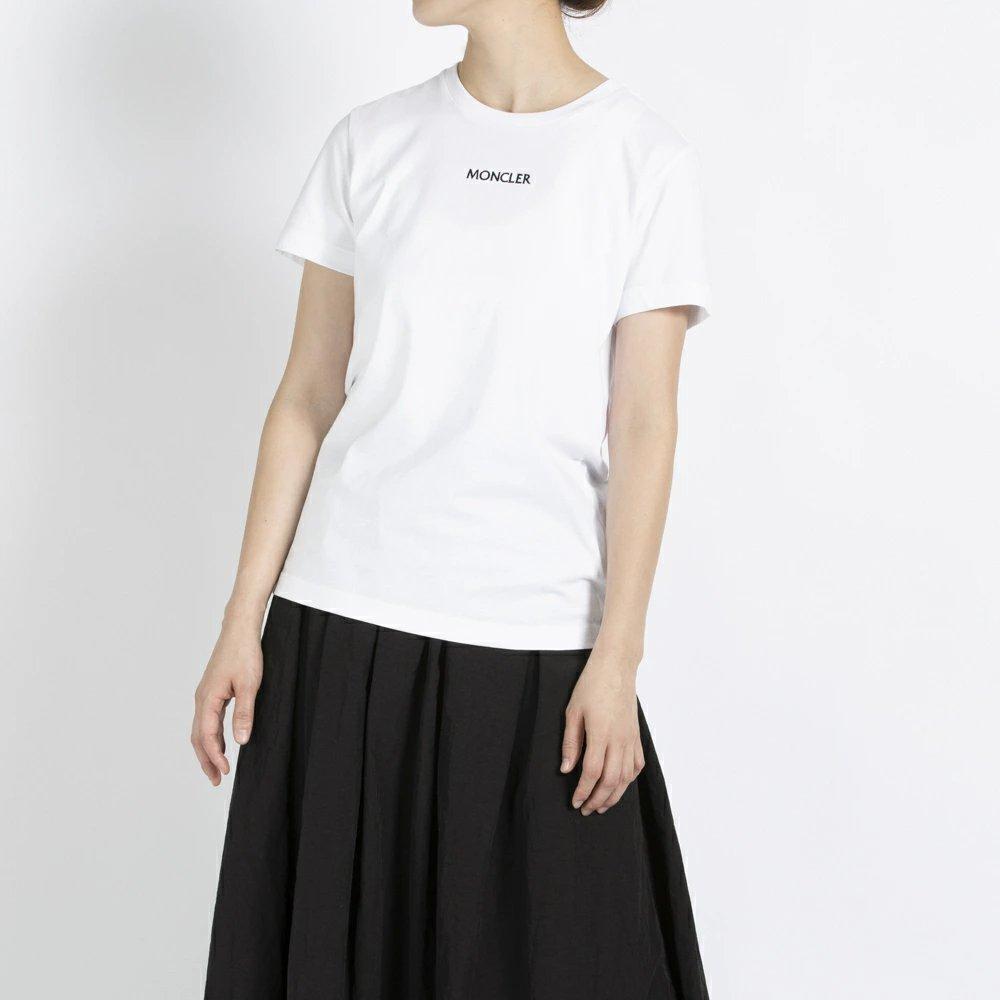 モンクレール Tシャツ 半袖 カットソー クルーネック コットン レディース 8C7A610 829FB
