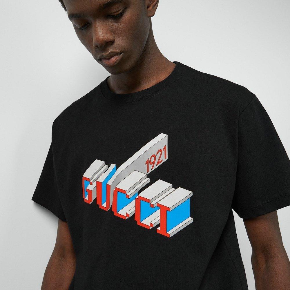 グッチ GUCCI コットンジャージーTシャツ 771758 XJF69 1152