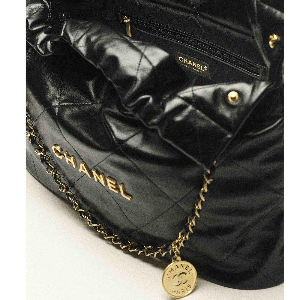 CHANEL デニムチェーン22バックミディアムステッチ AS3261 B16641 94305