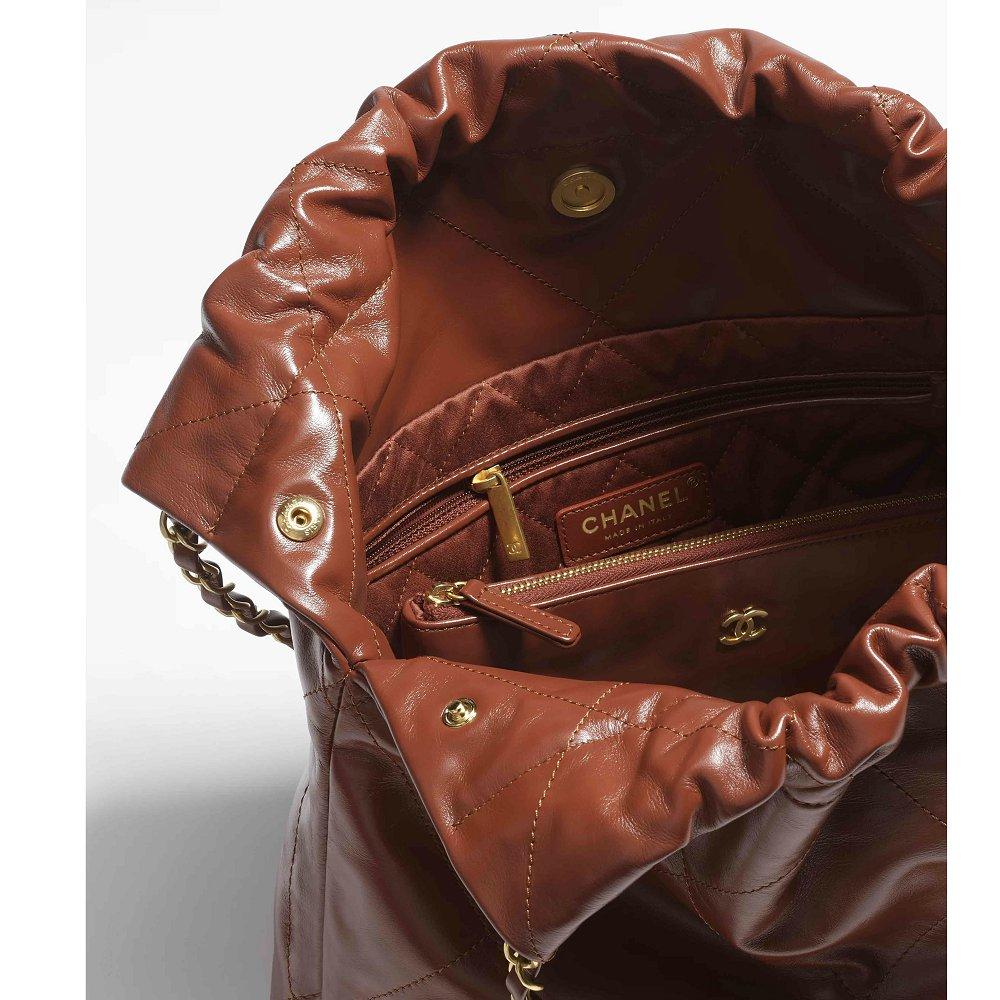 CHANEL デニムチェーン22バックミディアムステッチ AS3261 B08037 NY562