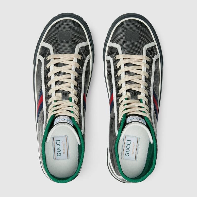 グッチ GUCCI GGパターン テニス1977レーベル*ハイトップスニーカー 628717 H9H80 1162