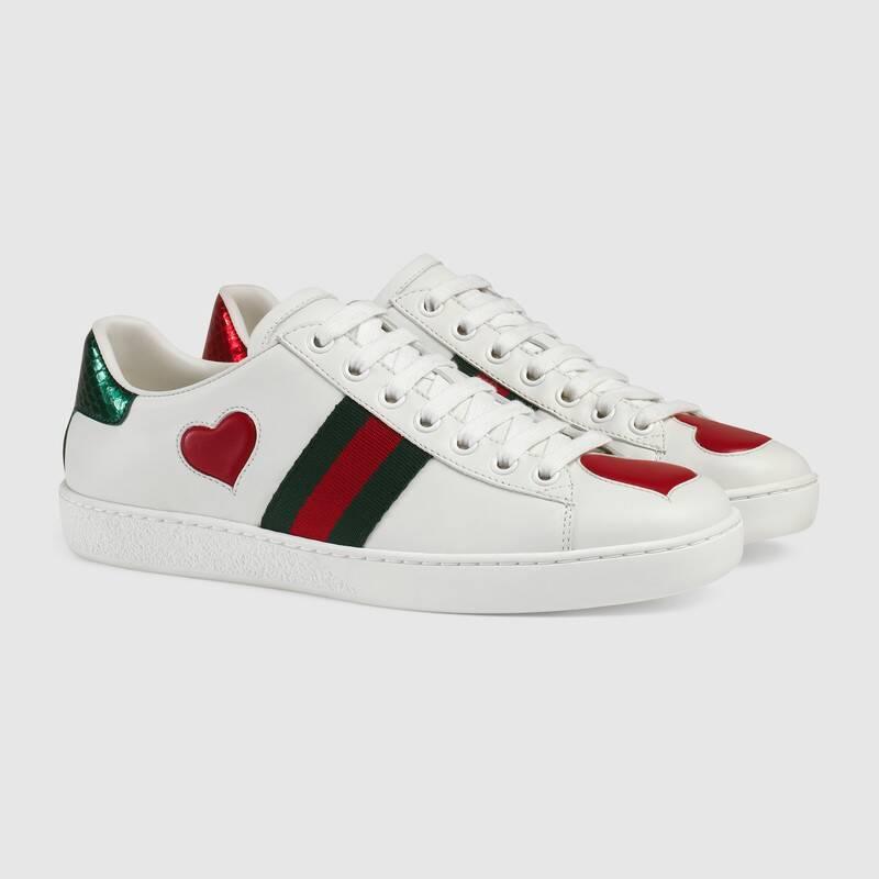 グッチ GUCCI 〔エース〕エンブロイダリー付き スニーカー 435638 02JS0 9074