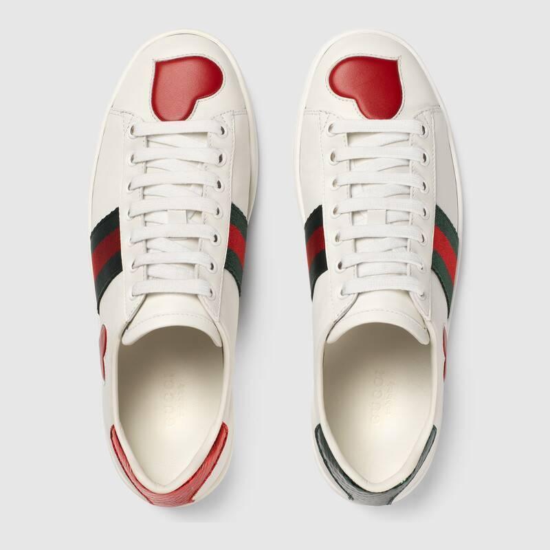 グッチ GUCCI 〔エース〕エンブロイダリー付き スニーカー 435638 02JS0 9074