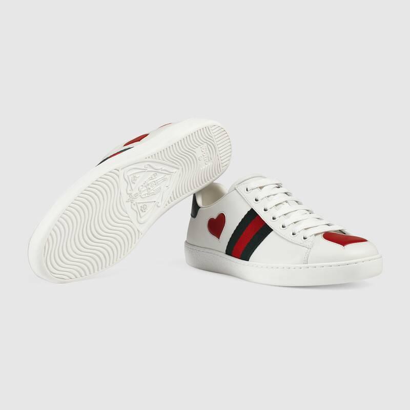 グッチ GUCCI 〔エース〕エンブロイダリー付き スニーカー 435638 02JS0 9074