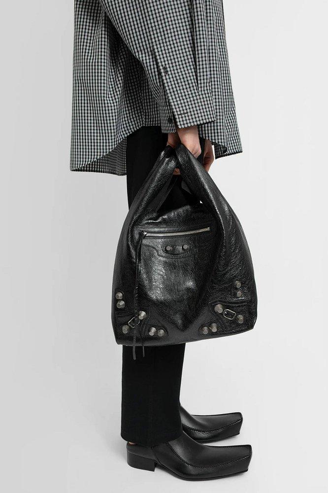 BALENCIAGA Le Cagoleレザートートバッグ ブラック 780976210KR1000
