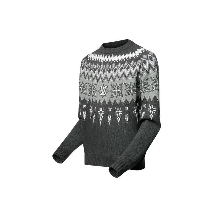 Louis Vuitton ウールカシミヤ ニットプルオーバー 1AGJUQ