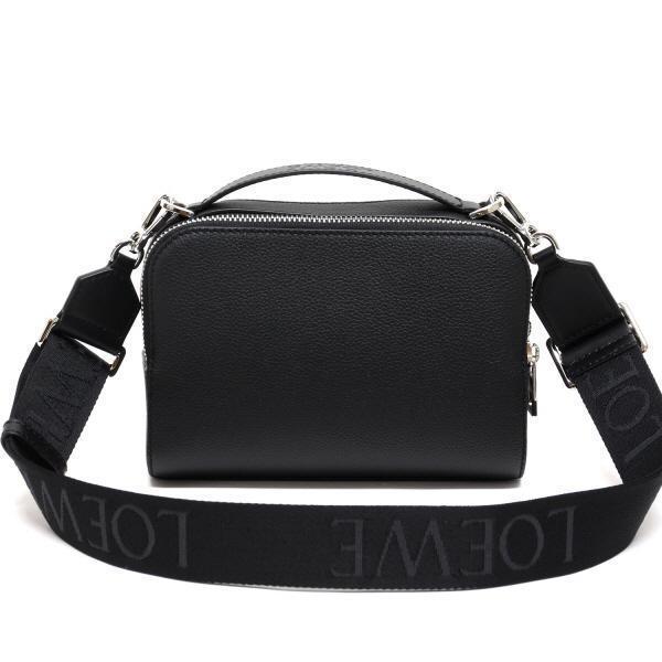 ロエベ ショルダーバッグ メンズ LOEWE MINI CAMERA CROSSBODY ブラック C660R41X01 1100